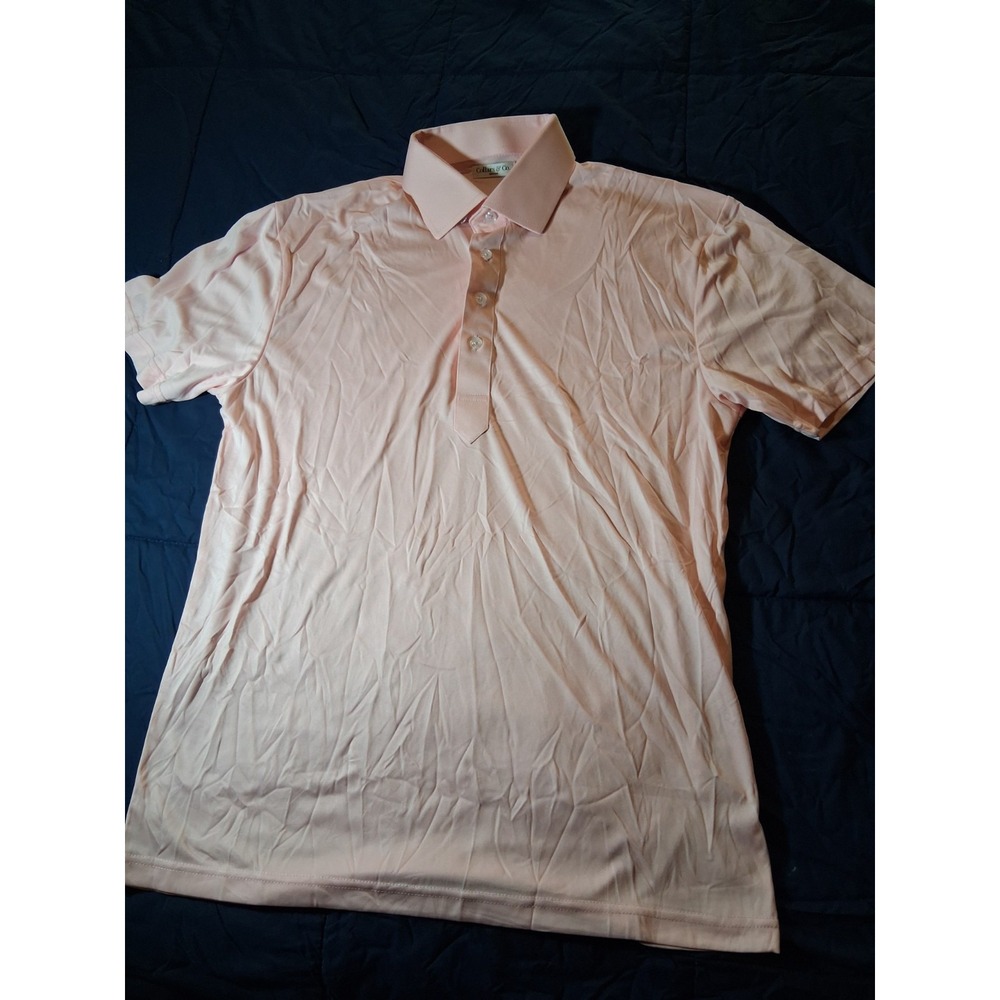 Collars Co Shirt Mens Medium Dress Collar Polo Golf Stretch Performance Sport